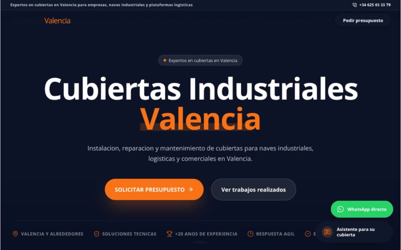 Cubiertas Industriales Valencia